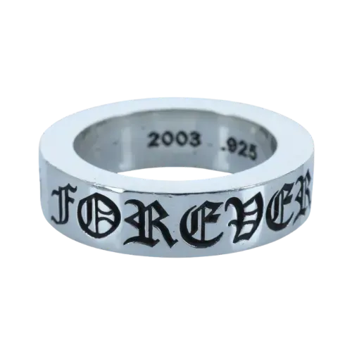 H*1様 CHROME HEARTS Forever Ring 925 Anel Chrome Hearts Forever Silver - Droper