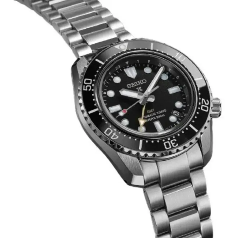 Relógio Seiko Prospex 1968 Heritage Diver's GMT Dark Depths 42 mm