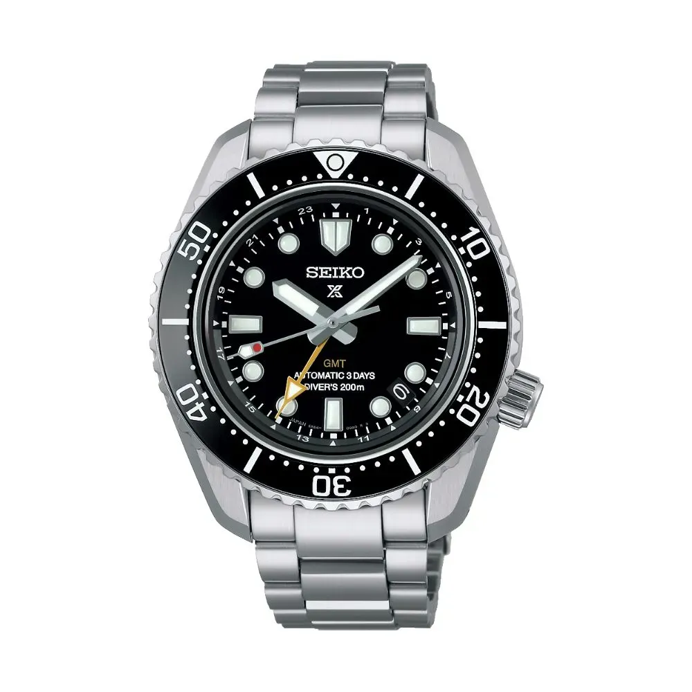 Relógio Seiko Prospex 1968 Heritage Diver's GMT Dark Depths 42 mm