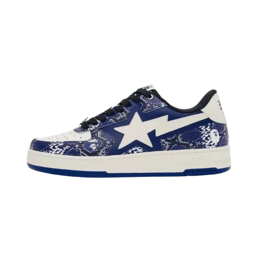 SSENSE x A Bathing Ape Bape Sta Blue Snakeskin