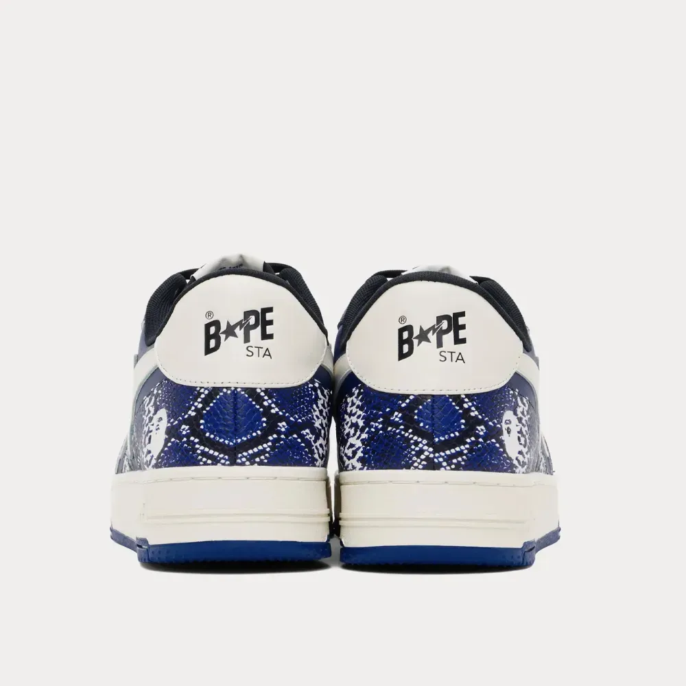 SSENSE x A Bathing Ape Bape Sta Blue Snakeskin - Droper