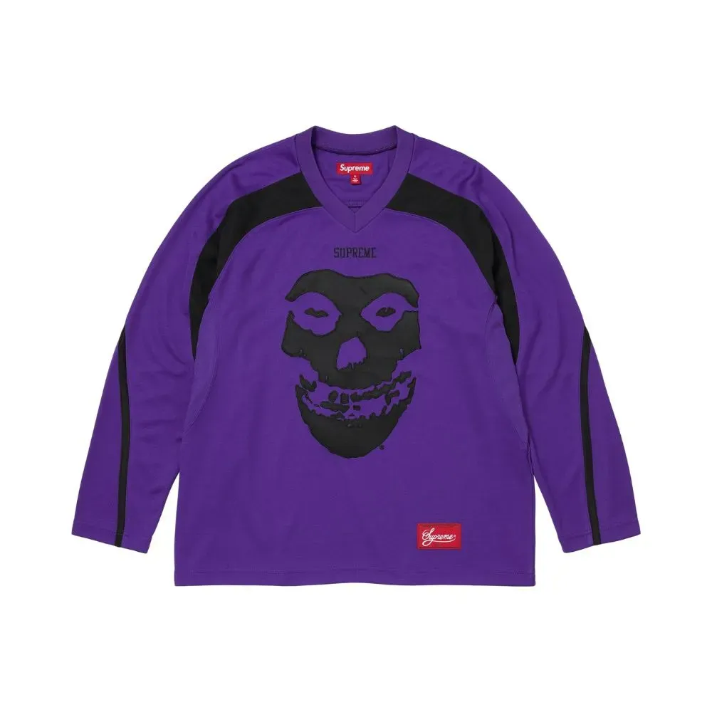 The Misfits x Supreme Camiseta Hockey Jersey Purple SS26-W7 - Droper