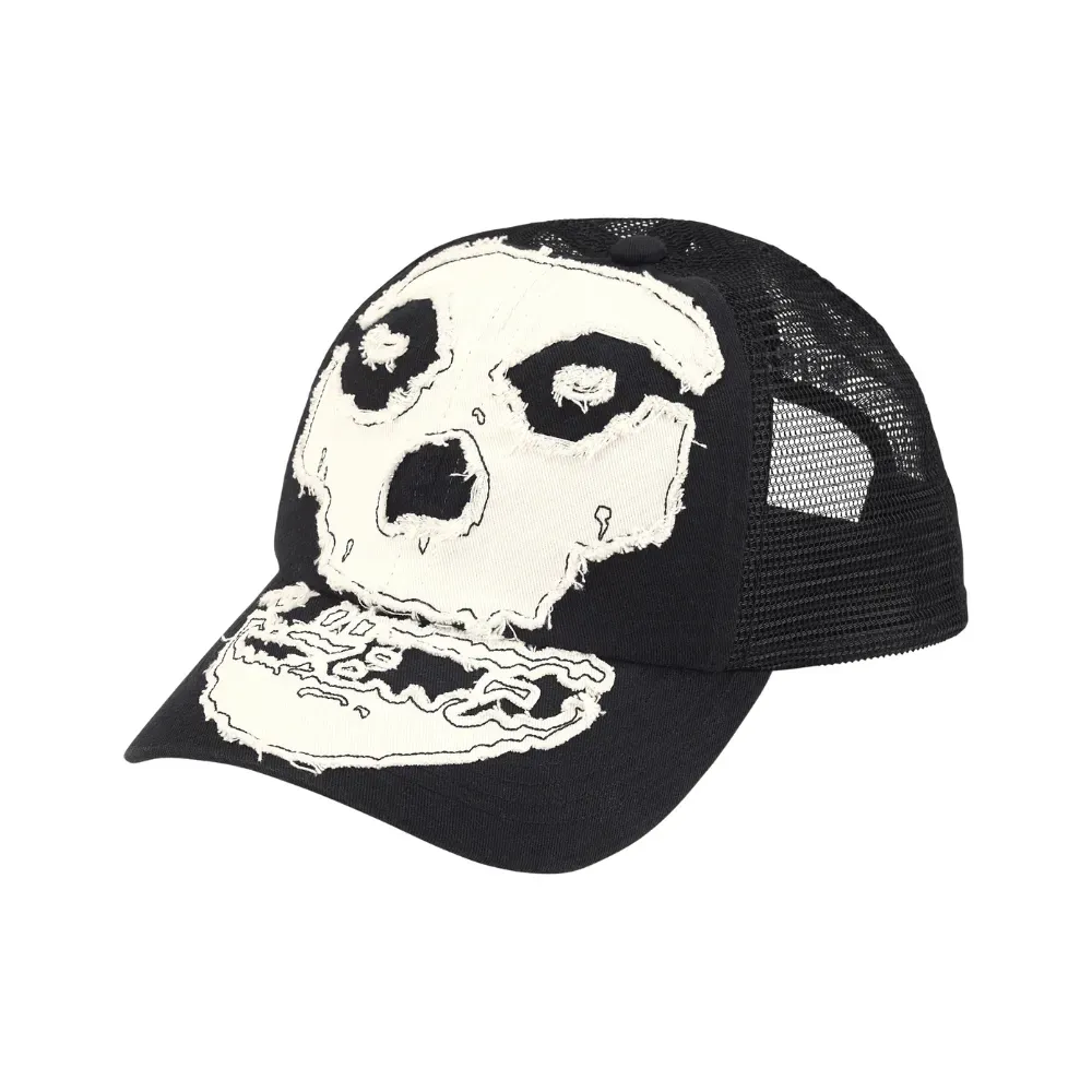 The Misfits x Supreme Boné Mesh Back 6-Panel Black SS26-W7 - Droper