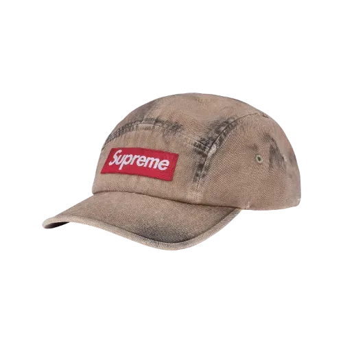 Boné Supreme Overdyed Camp Tan SS26-W7 - Droper
