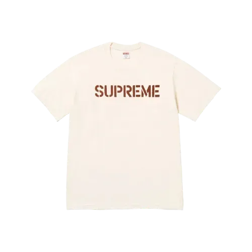 Camiseta Supreme Hard Natural SS26-W7 - Droper