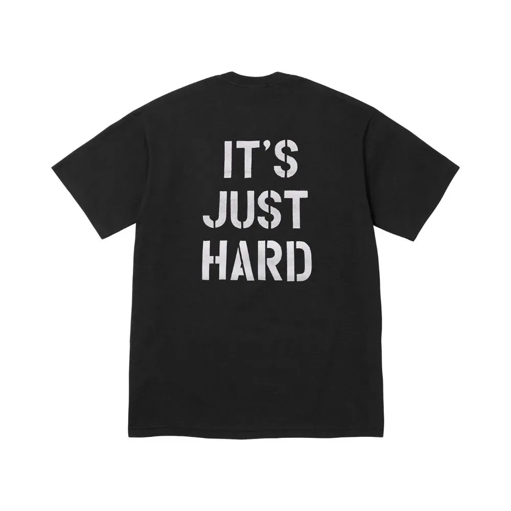 Camiseta Supreme Hard Black SS26-W7 - Droper