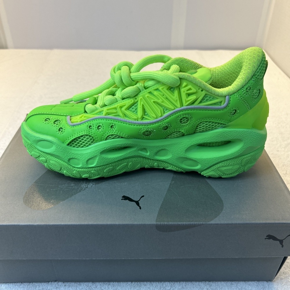 LaMelo Ball x Puma LaFrancé RNR Fluro Green — 38 / 39 / 39.5 / 40 / 40.5 / 41 / 42 / 42.5 / 43 / 43.5 / 44, Novo