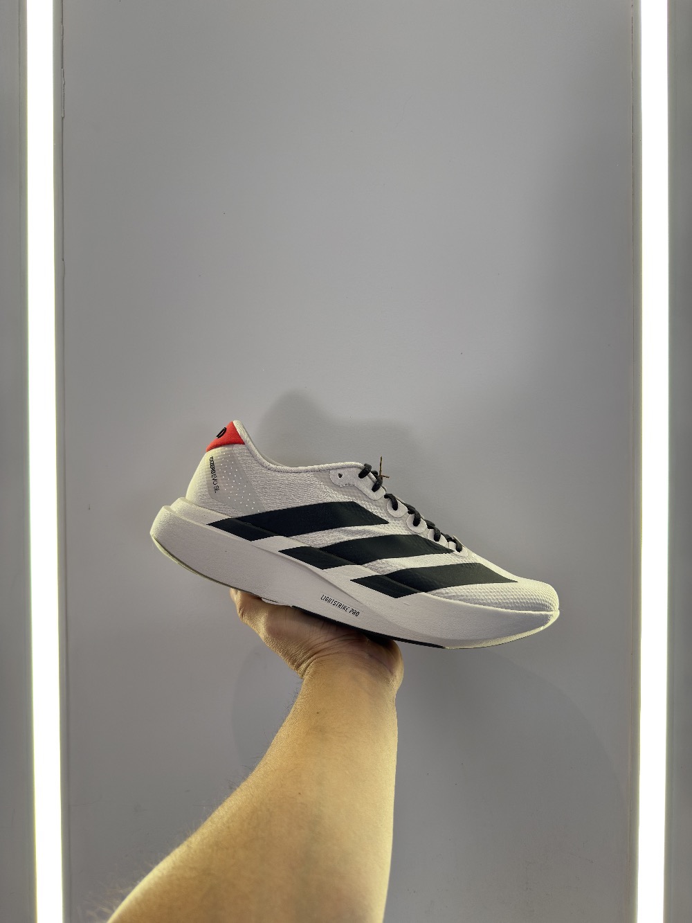 Audi x adidas Adizero Evo SL Chalk Pearl Utility Black — 40, Novo