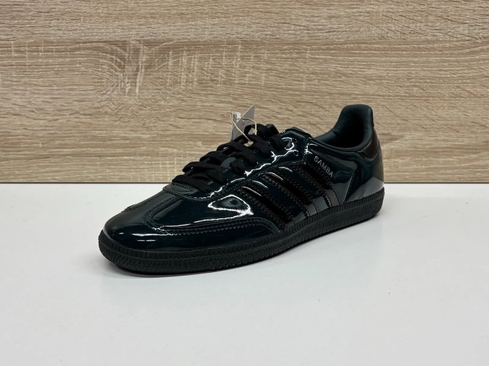 adidas Samba OG Aurora Ivy Black Patent — 34 / 35 / 35.5 / 36 / 37 / 38 / 39 / 39.5 / 40 / 40.5 / 41, Novo