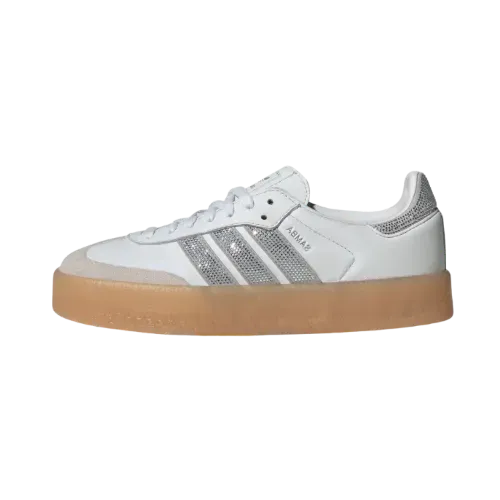 adidas Sambae Crystal White Silver Metallic Gum Feminino