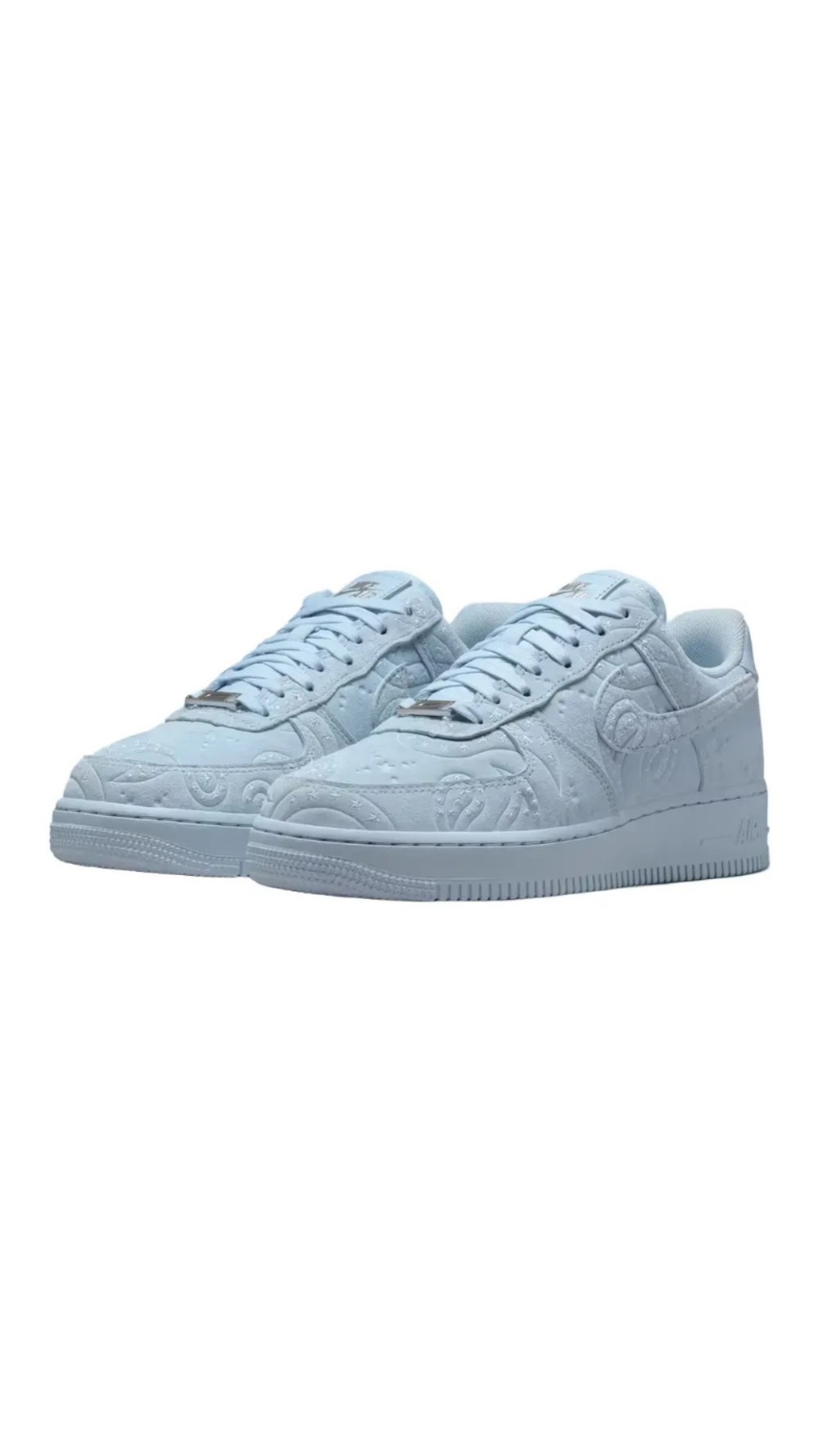 Nike Air Force 1 Low Paisley Hydrogen Blue — 34 / 35 / 36 / 37 / 38, Novo