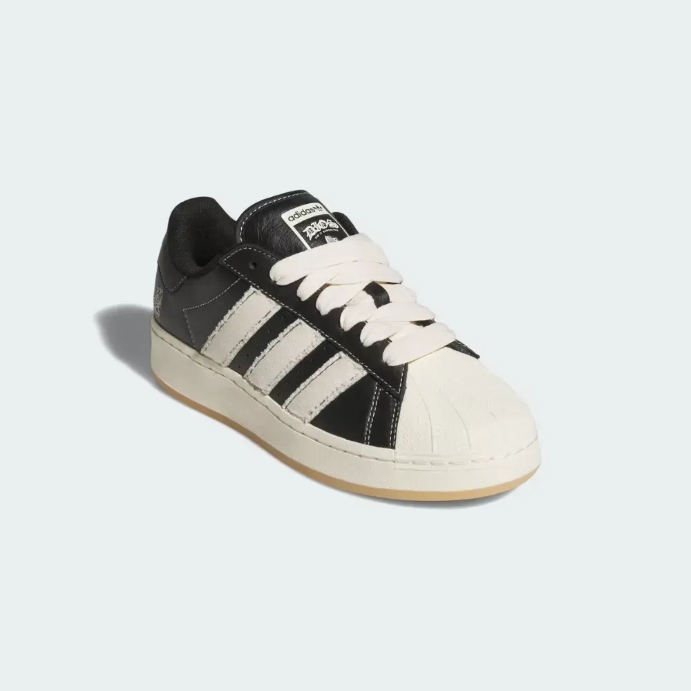 Dios x adidas Superstar XLG Core Black Cream White Gold Metallic — 42.5, Novo