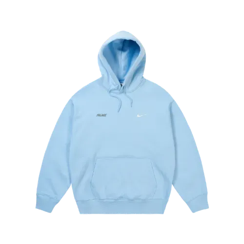 Palace x Nike Moletom Font Swoosh Sky Blue - Droper