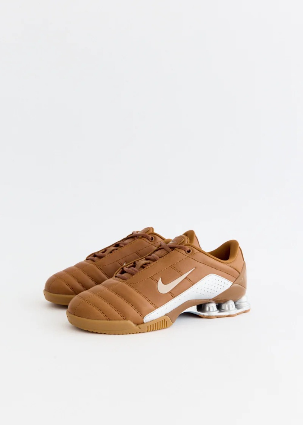 Nike T90 Shox Magia QS Pecan Metallic Silver — 38 / 39 / 39.5 / 40 / 40.5 / 41 / 42 / 42.5, Novo