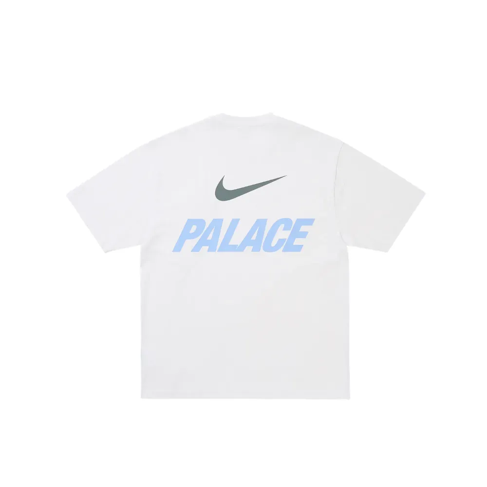 Palace x Nike Camiseta Font Swoosh White - Droper