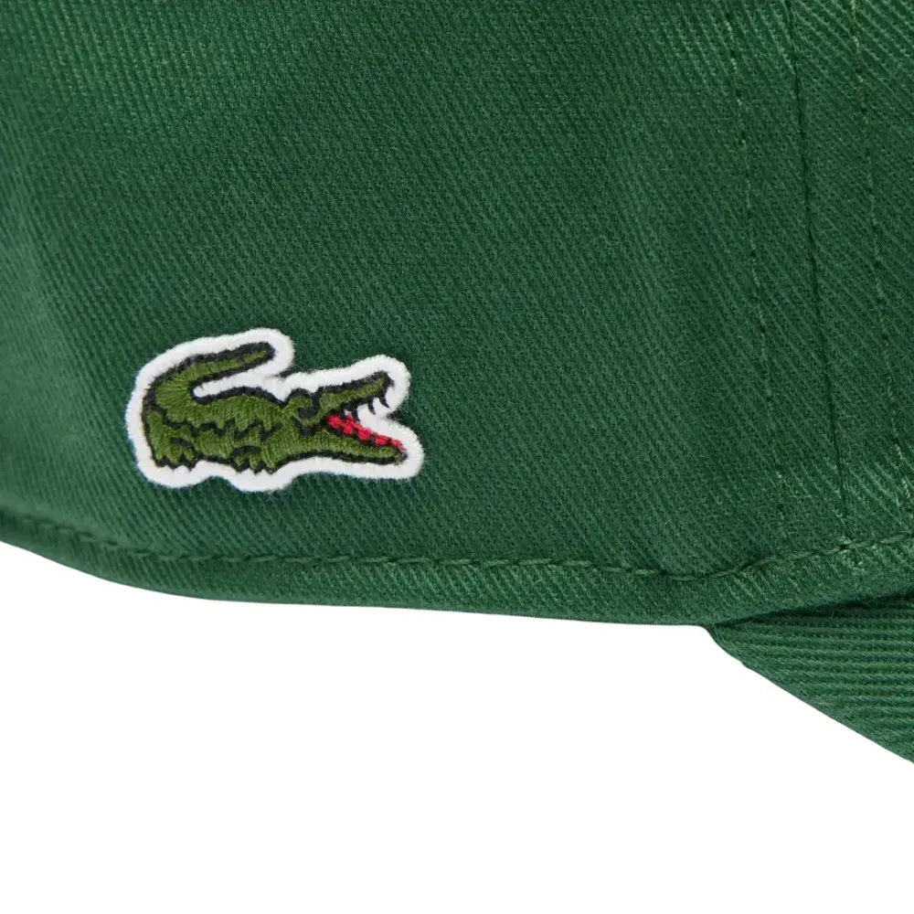 Boné Lacoste Gabardine Green foto 3