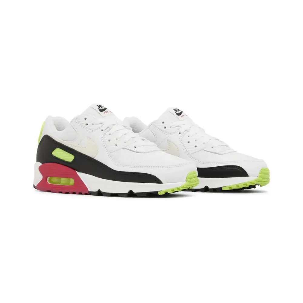 Nike Air Max 90 White Volt Rush Pink — 41, Novo