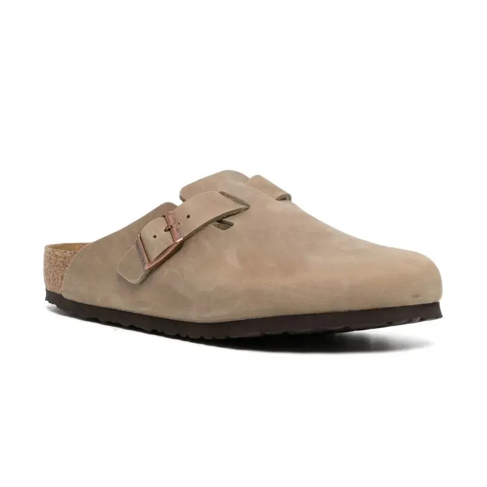 Birkenstock Boston Soft Footbed Oiled Leather Tobacco Brown — 34 / 38 / 39.5 / 40.5 / 42 / 43 / 44, Novo