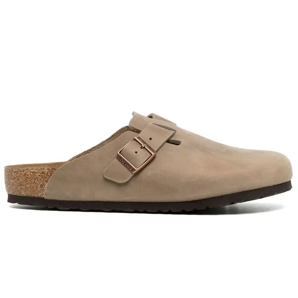 Birkenstock Boston Soft Footbed Oiled Leather Tobacco Brown — 35.5, Novo