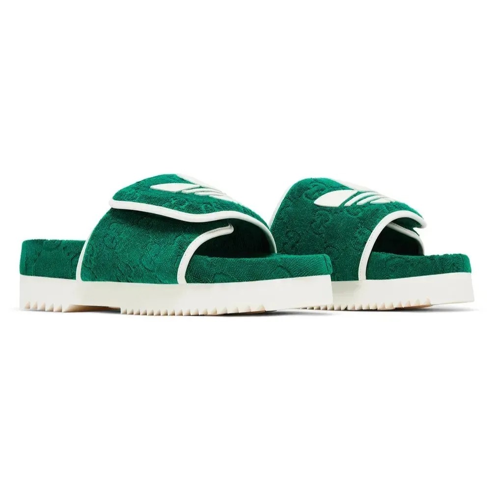 adidas x Gucci GG Platform Sandal Green — 34 / 35.5, Novo