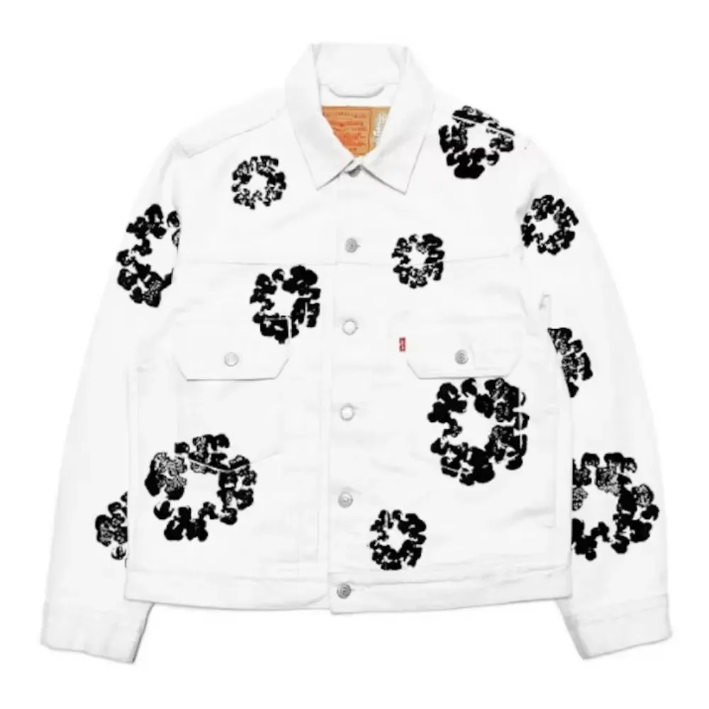 Levi's x Denim Tears Jaqueta White — 2XG, Novo