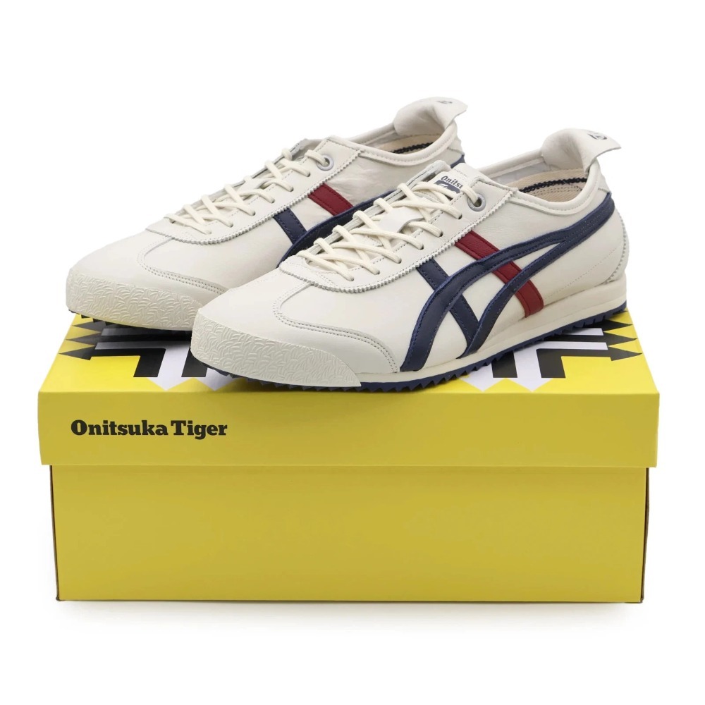 Onitsuka Tiger Mexico 66 SD Cream Peacoat Navy Red — 43 / 43.5, Novo