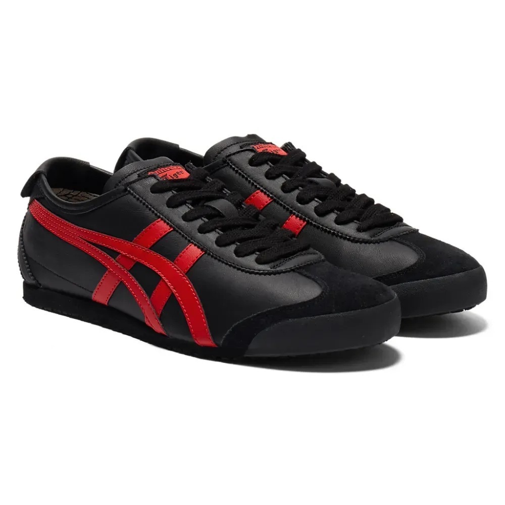 Onitsuka Tiger Mexico 66 Black Classic Red — 35.5 / 37.5 / 39.5 / 40.5, Novo