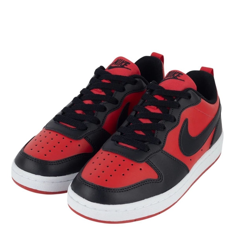 Nike Court Borough Low Recraft University Red White Black