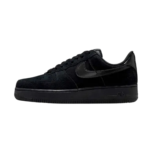 Nike Air Force 1 Low Triple Black Suede