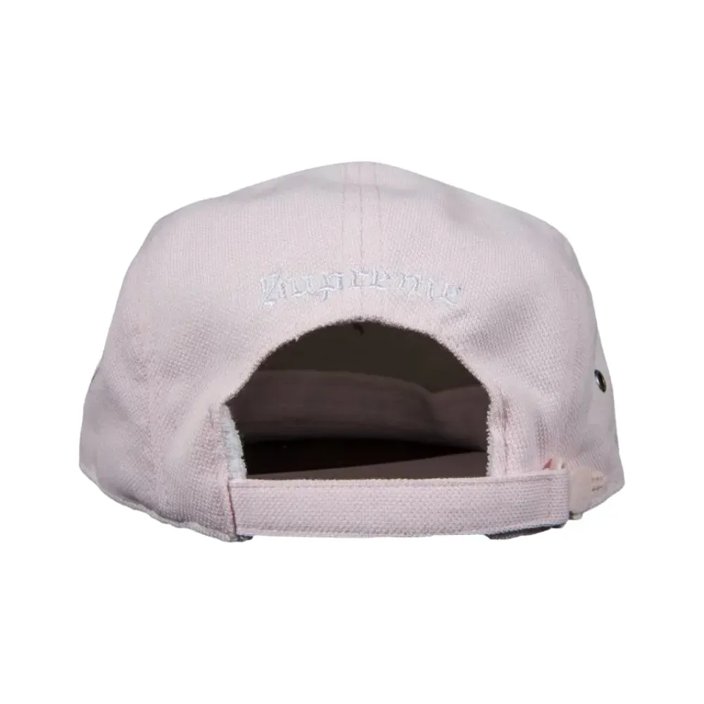 〜8/31 Supreme LACOSTE Supreme x Lacoste Boné Pique Knit Camp Cap Light Pink - Droper