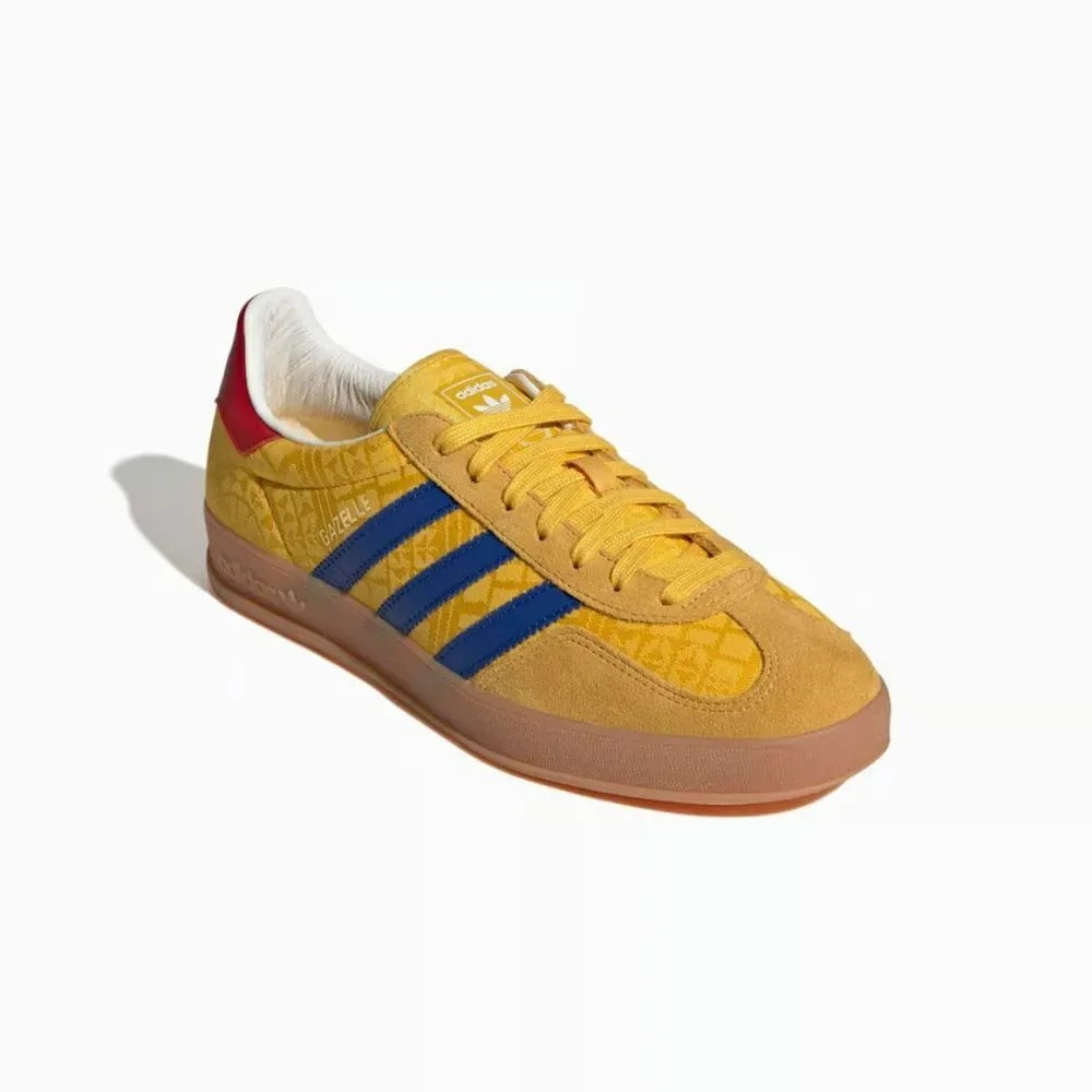 adidas Gazelle Indoor Colombia Bold Gold Power Blue Team College Red — 37 / 38 / 39 / 40 / 41 / 42 / 43 / 44, Novo