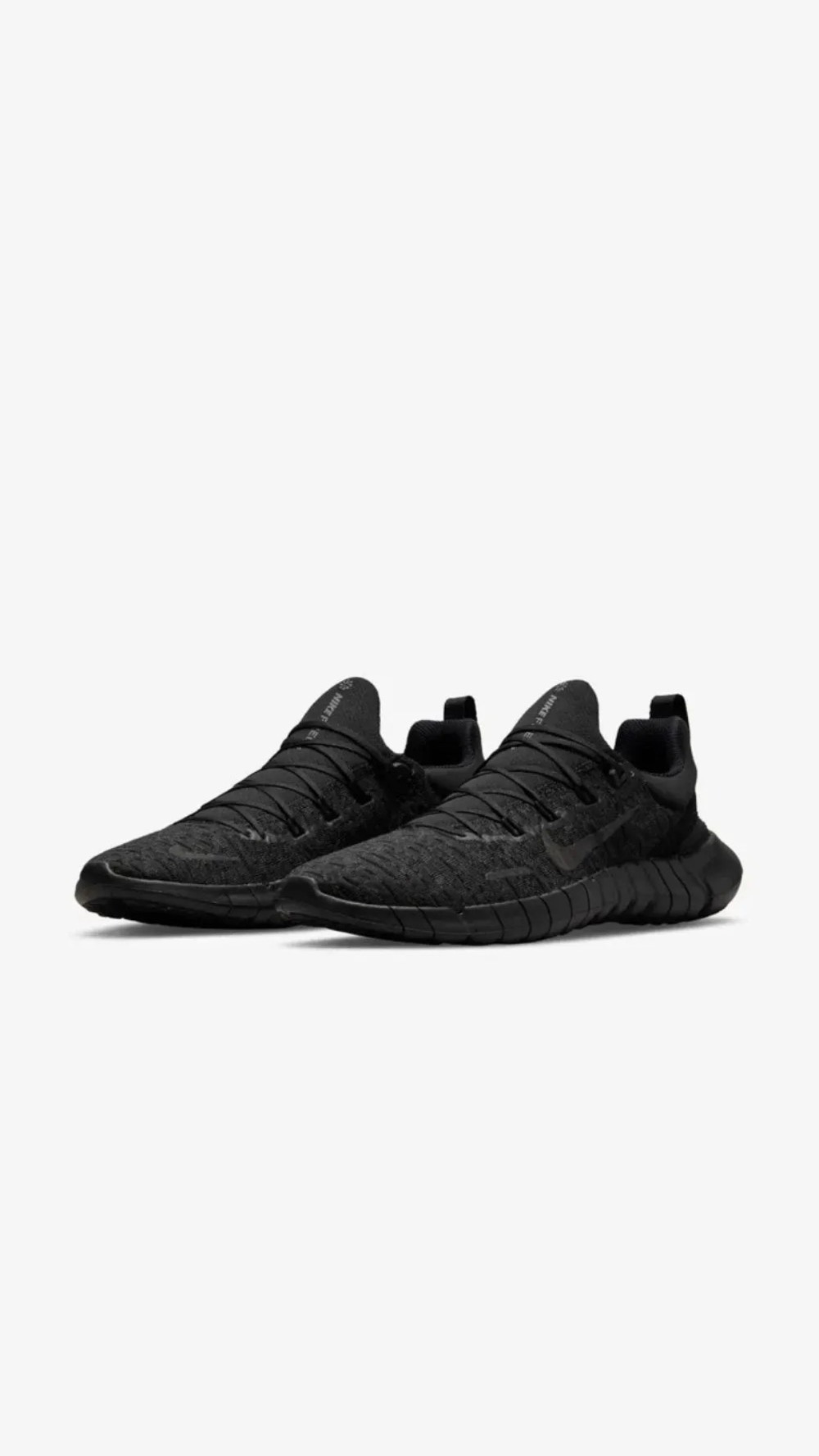 Nike Free Run 5.0 Black Off-Noir Black — 38 / 39 / 40 / 41 / 42 / 43, Novo