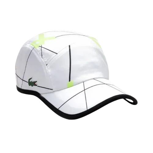 Boné Lacoste Sport Geometric Print White