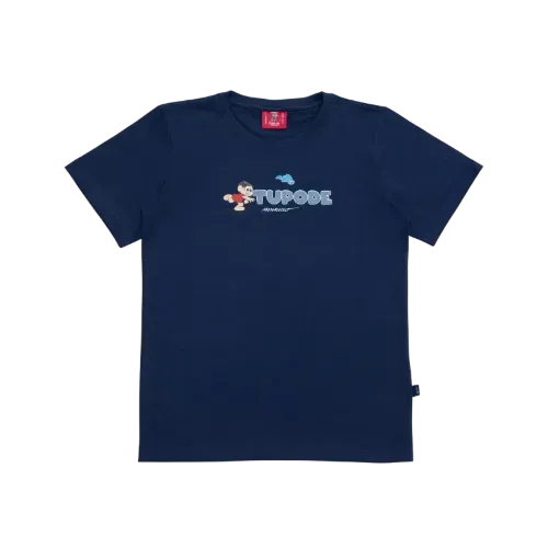 Turma da Mônica x Tupode Camiseta Sansao Voa Juvenil Azul