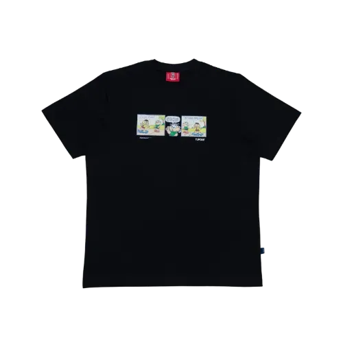 Turma da Mônica x TUPODE Camiseta Melhol Histolia SK8 Preto