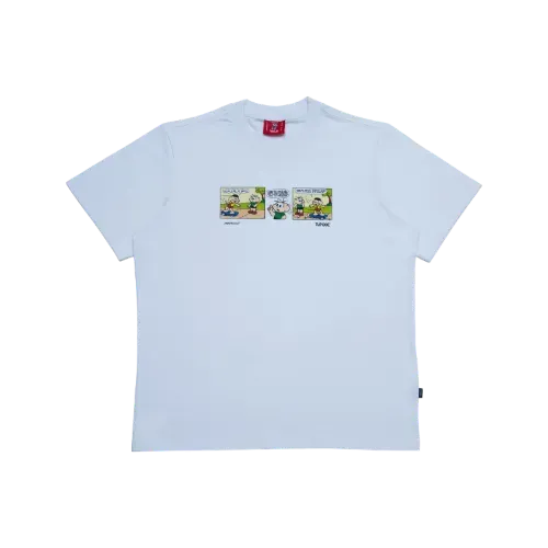Turma da Mônica x TUPODE Camiseta Melhol Histolia SK8 Blanco