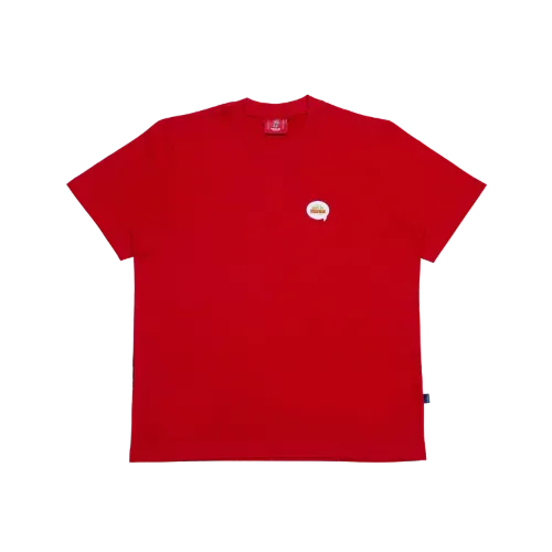 Turma da Mônica x TUPODE Camiseta Cascão Skatebooo Vermelho