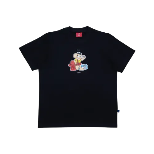 Turma da Mônica x TUPODE Camiseta Cascão De Boa Preto