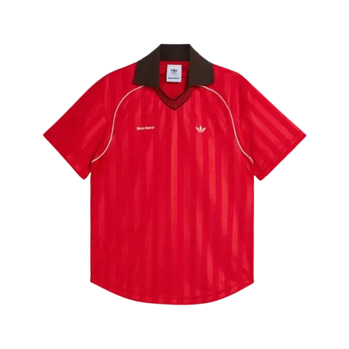 Wales Bonner x adidas Camisa Football Better Scarlet - Droper