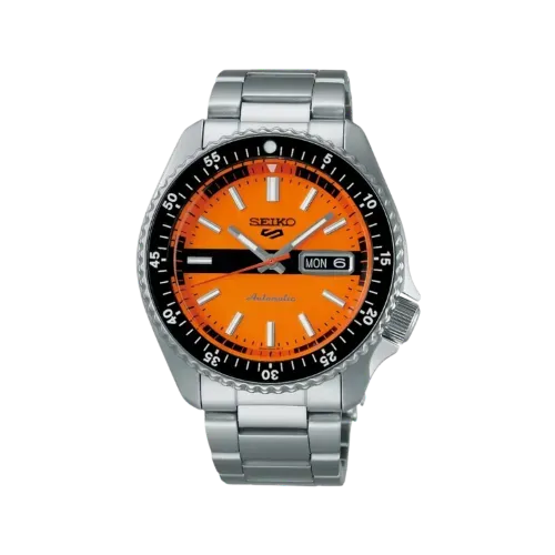 Relógio Seiko 5 Sport New Double Hurricane Orange 42,5 mm - Droper