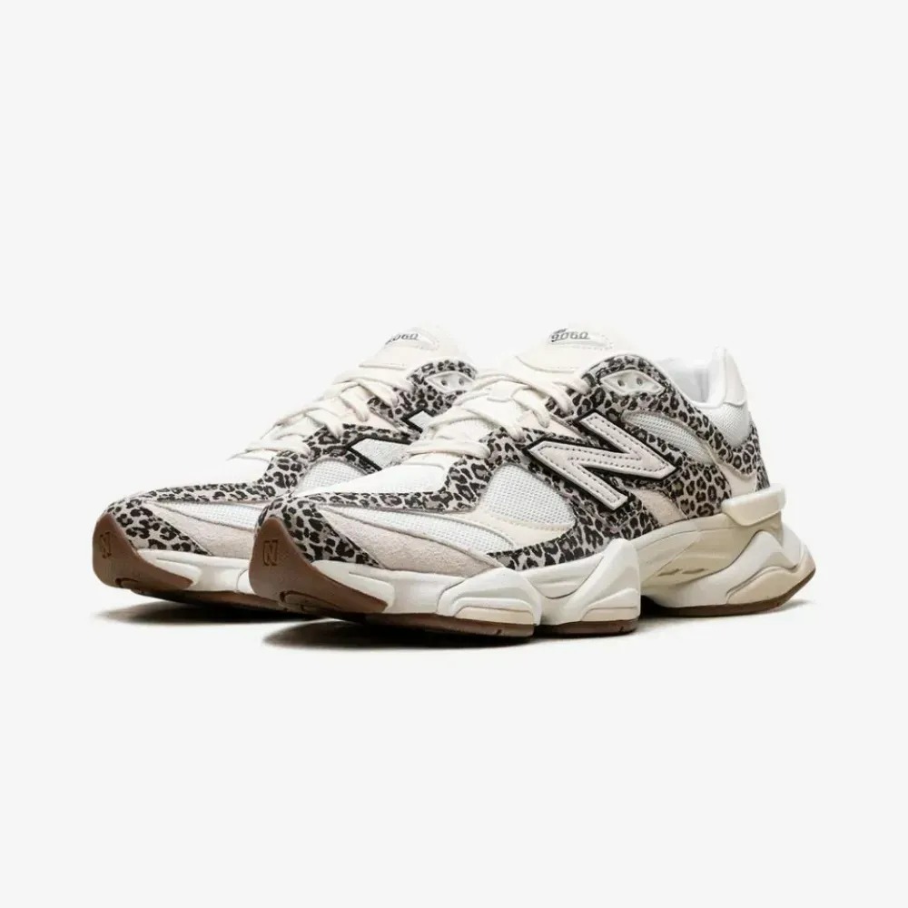 New Balance 9060 ASOS Exclusive Beige Brown Leopard Print — 37 / 38 / 39 / 40 / 41 / 42 / 43, Novo