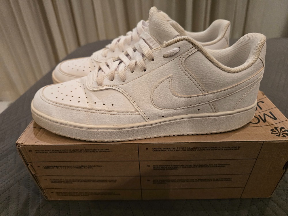 Nike Court Vision Low Next Nature Triple White