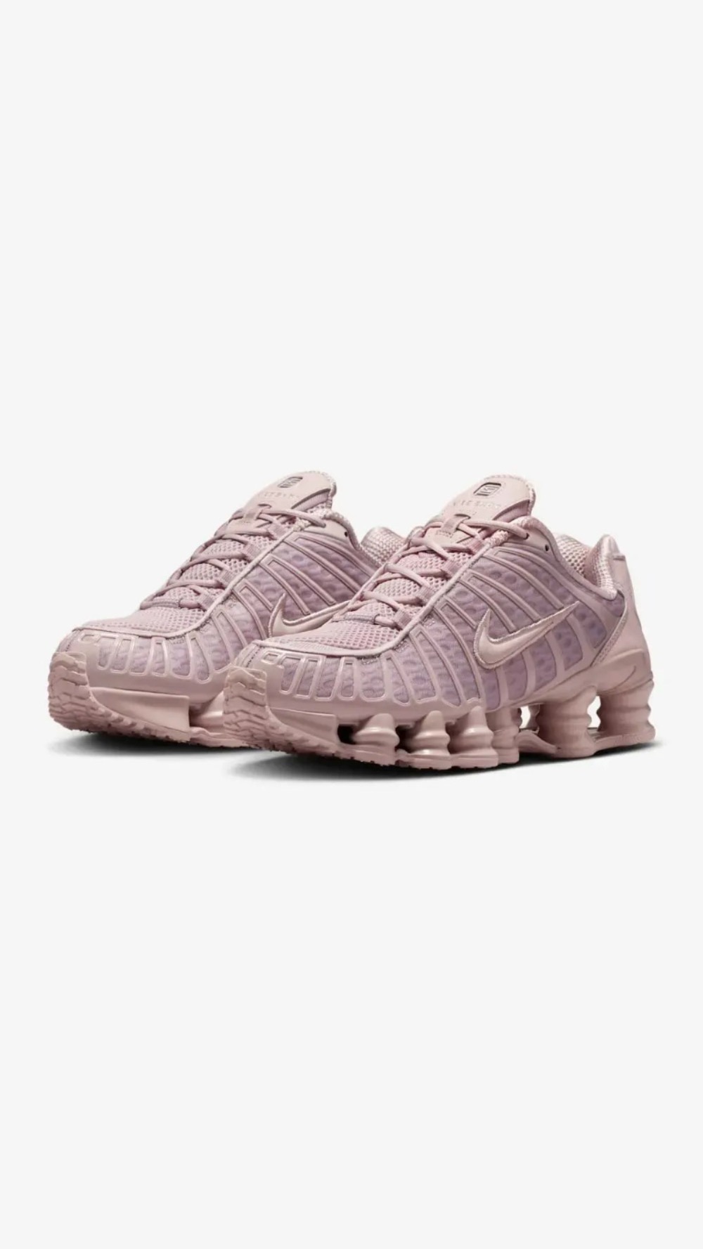 Nike Shox TL Particle Rose Metallic Silver — 36 / 37 / 38 / 39 / 40 / 41, Novo