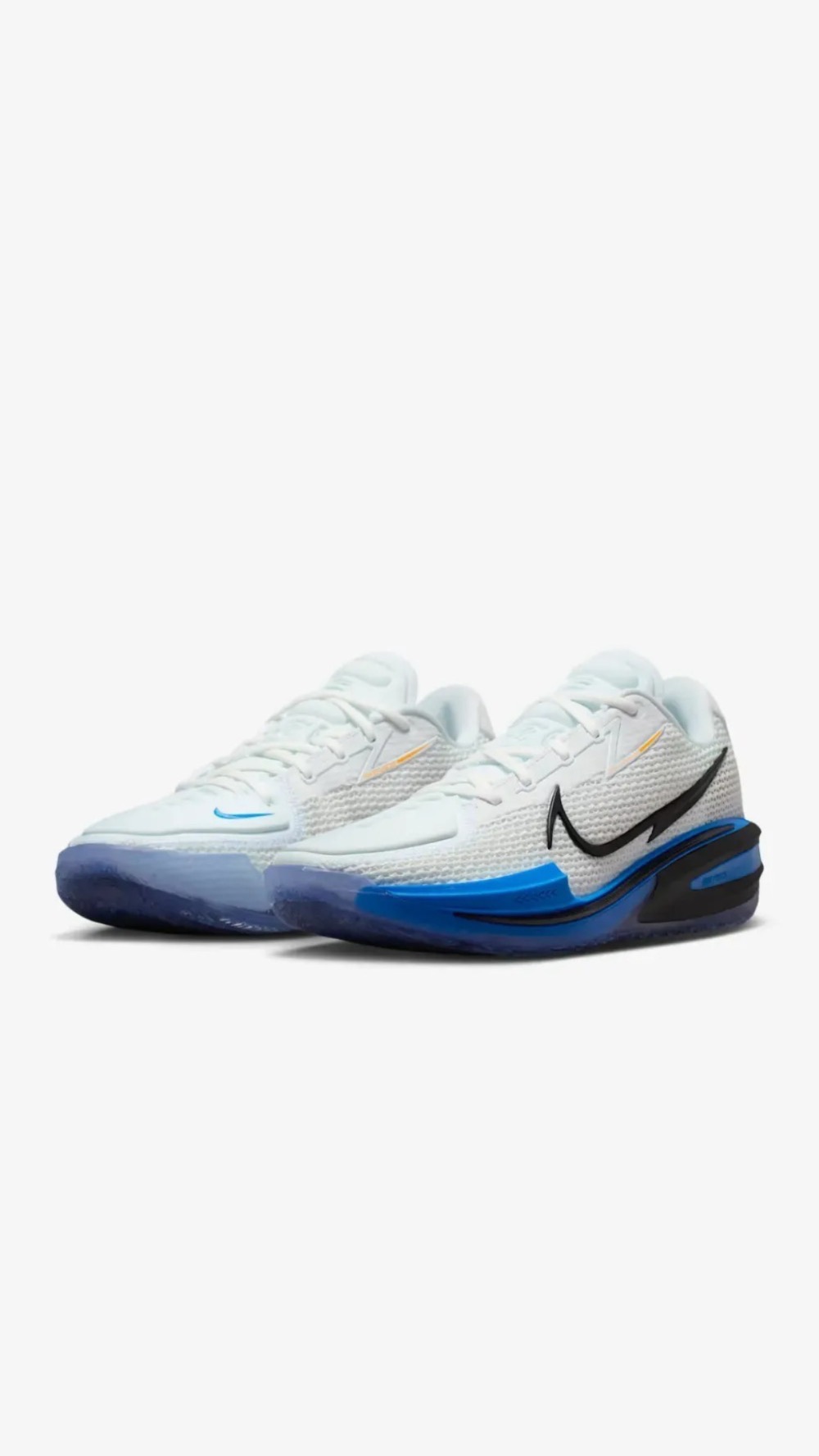 Nike G.T. Cut White Photo Blue Laser Orange Black — 36 / 37 / 38 / 39 / 40 / 41 / 42 / 43 / 44, Novo
