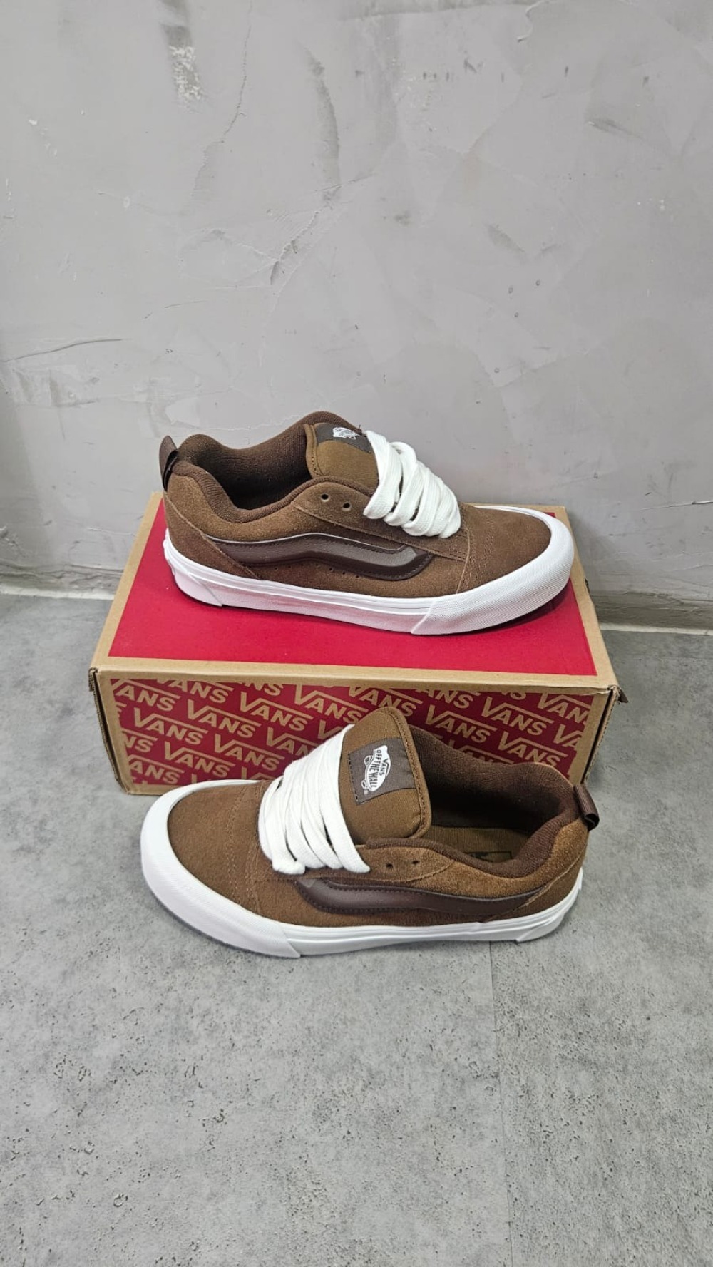 Vans Knu Skool Suede Brown — 36 / 37, Novo