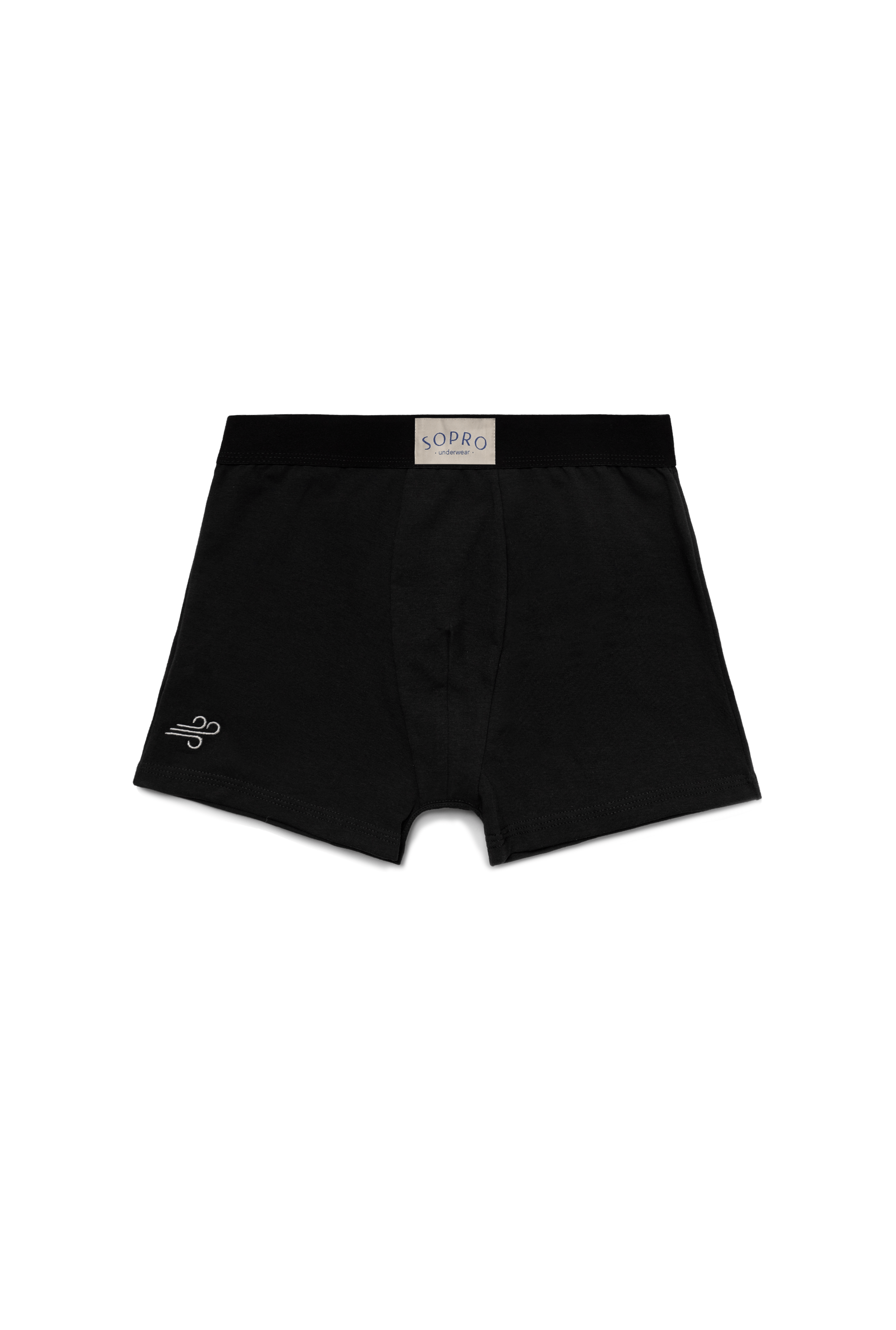 Cueca Sopro Soft Boxer Preto — XG, Novo