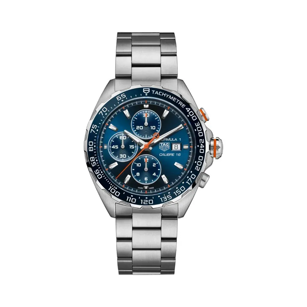 Relógio Tag Heuer Formula 1 Chronograph Automatic Blue 44 mm - Droper