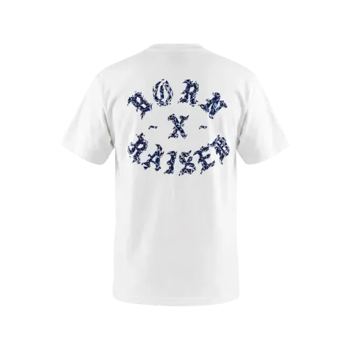 Camiseta Born x Raised Diamond Logo White