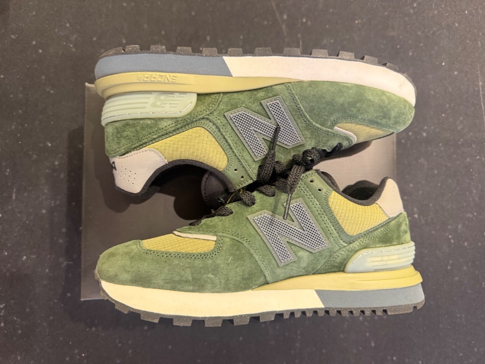 Stone Island x New Balance 574 Legacy Dark Green