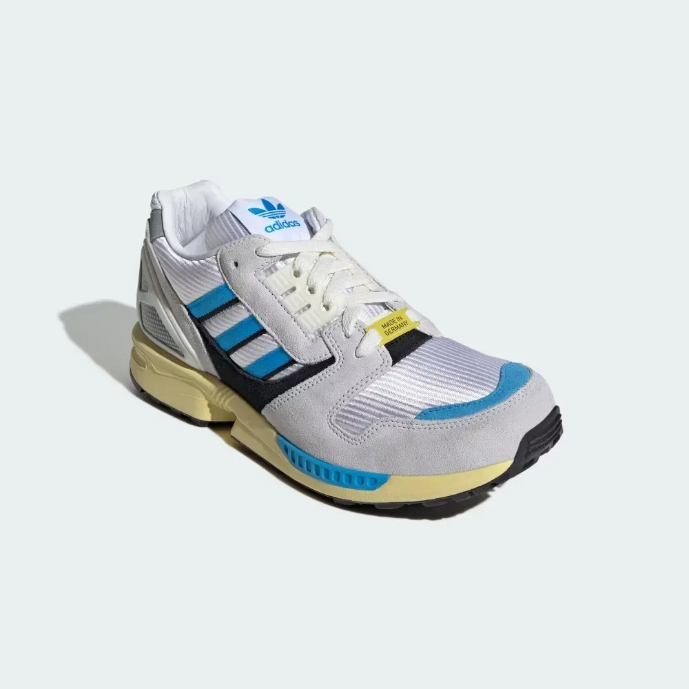 adidas ZX 8000 MIG Cloud White Lucid Aquamarine Powder Yellow — 37 / 38 / 39 / 40 / 41 / 42 / 43, Novo